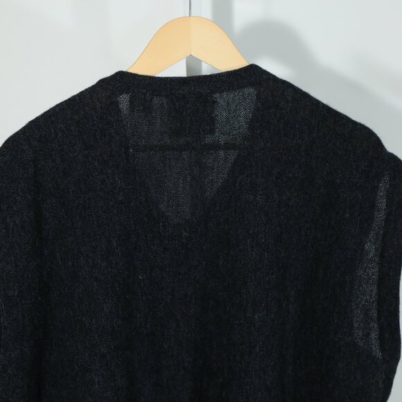 Joseph Abboud Golf Alpaca Knit Vest Charcoal Gray Classic Minimalist Luxury (XL) - Picture 6 of 7